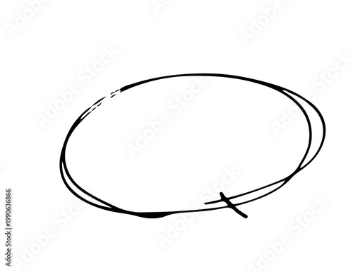 シンプルでかわいい手書きの吹き出し