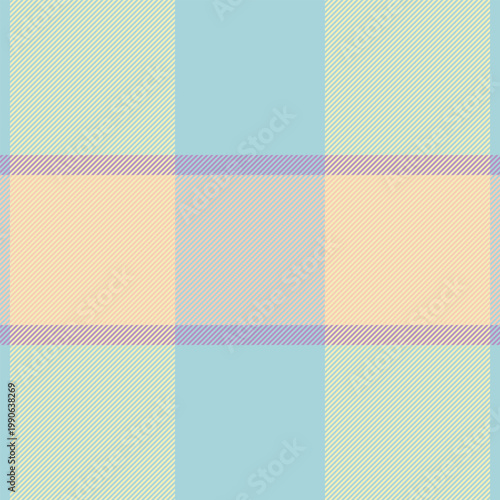 Celebrate plaid textile tartan, display vector check texture. King pattern fabric background seamless in light and pastel colors.