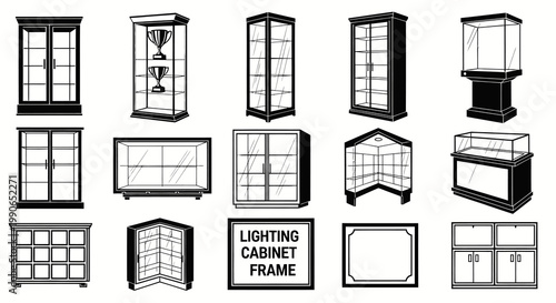 Professional Glass Display Cabinets and Showcase Furniture
