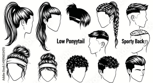 Collection of Men and Women Haircut and Hairstyle Trends