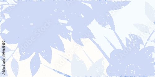 Abstract light blue brushstrokes create a textured minimalist background