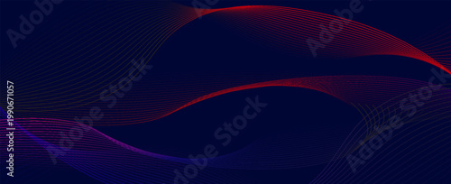 Abstract background design red blue diagonal blue and pink or purple line pattern. Vector horizontal format for digital luxury business banner, contemporary cover, luxury premium.