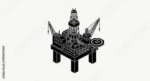 Architectural Model of a Modern Building Structure.