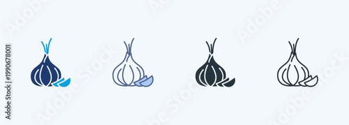 Garlic Multiple Style Icon Collection