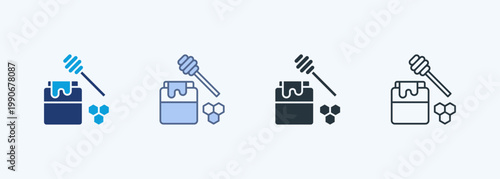 Honey Multiple Style Icon Collection