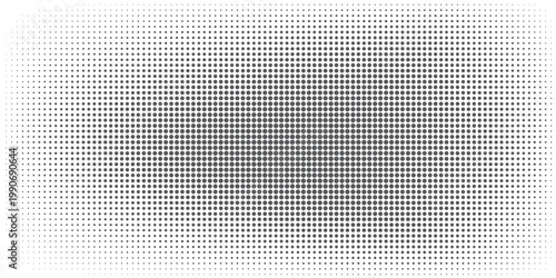 Gradien halftone. Gradien berbintik, menyemprotkan titik halus dan halfton latar belakang titik mulus pola geometrik pola horizontal vektor pola mulus eps 10