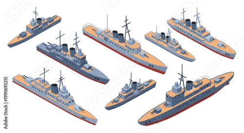 Collection of Various Cargo Ships and Tankers in Different Sizes.