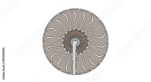 Closeup of a turbine fan blade.