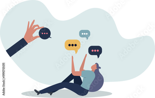 Collect feedback, employee survey or customer advice, meeting idea or opinion for improvement, communication or discussion concept.person's life situation and his activities.