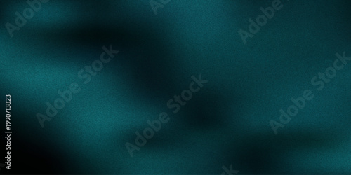 Dark teal green minimal banner calm , Noise intensive Holographic blend blurred smooth transitions tone empty presentation design , futuristic minimal modern