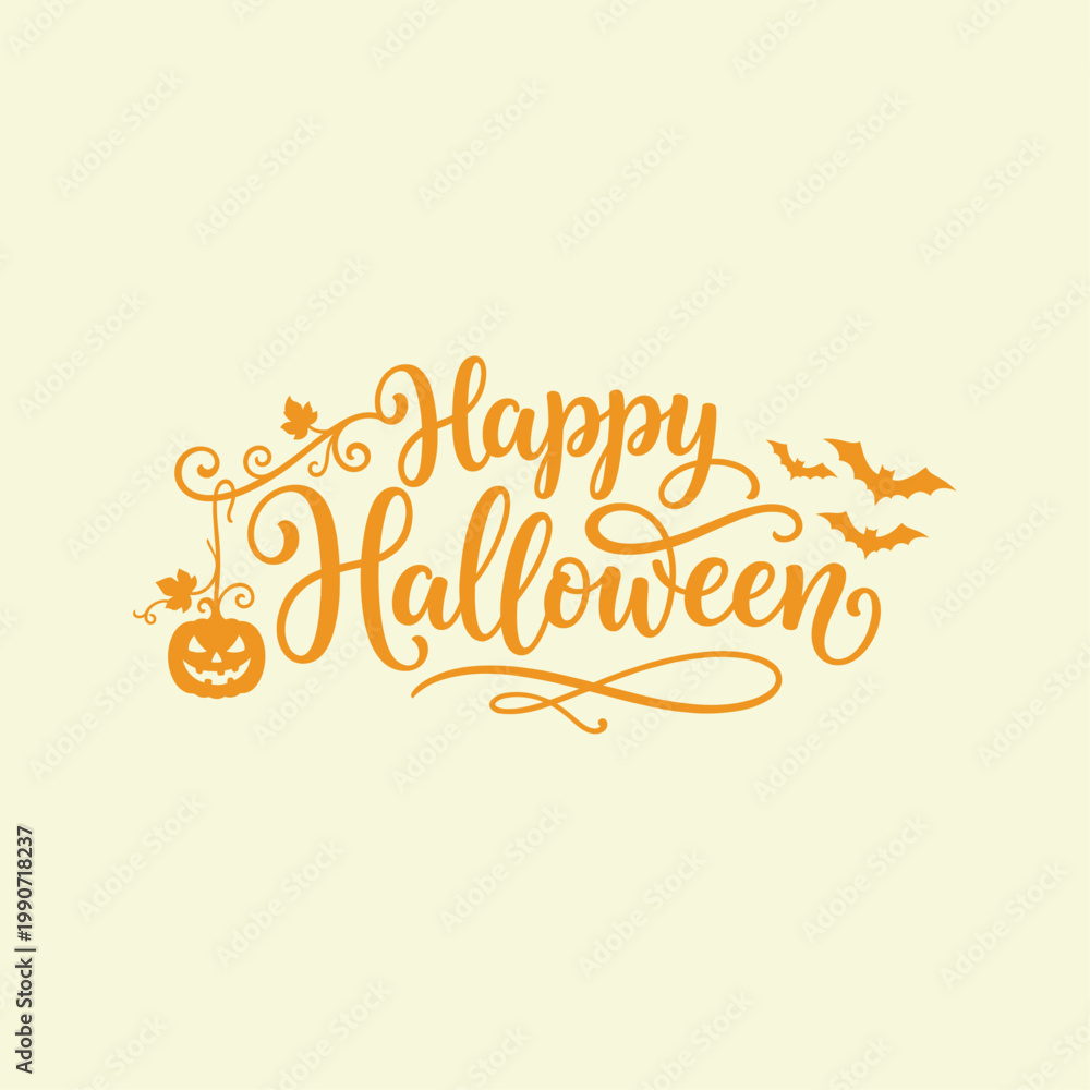 Fototapeta premium Halloween Silhouette Design