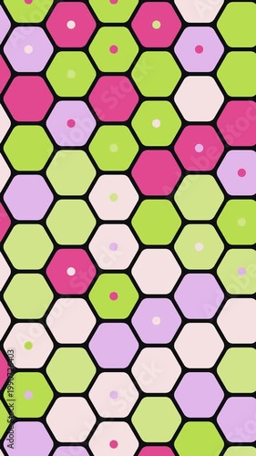 Digital Transformation Visuals Featuring Abstract Procedural Hex Mesh Elements