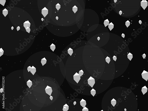 Wedding Diamond Sparkle Jewel Pattern Design