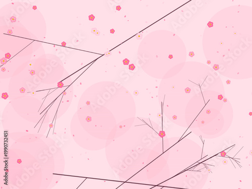Cherry Blossom Sakura Flower Pattern Spring Background