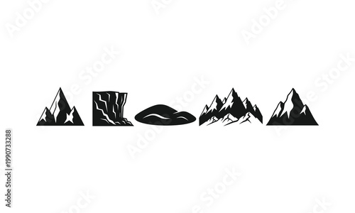Evolution of mountain terrain from simple to complex geological formations