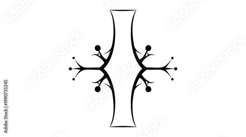 Illustration of Neuron cell structure