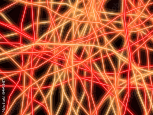 Magma Lava Crack Pattern Hot Glowing Design