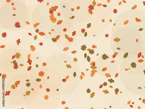 Seasonal Autumn Fall Leaves Pattern Design