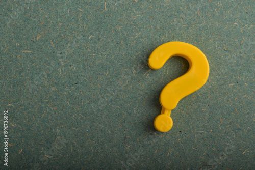 Plakat Question mark, symbolizing uncertainty, curiosity, doubt, and problem solving concept.