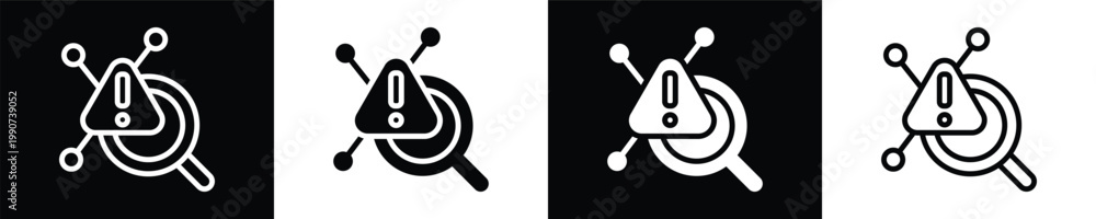 Φωτογραφία Identification lineal style white and black