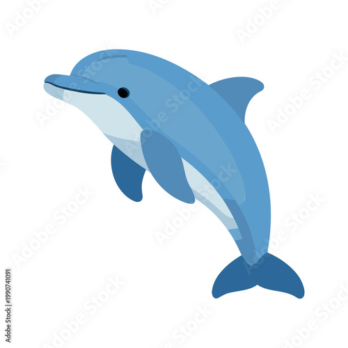 Dolphin is a marine mammal that is known for its intelligence, playful behavior, and streamlined body that helps it swim quickly through the water.