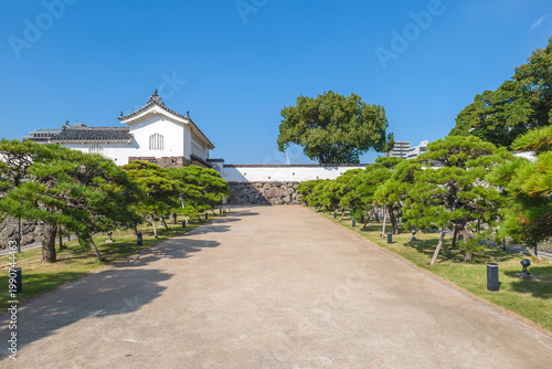 大分 府内城 大手門と城内の風景
