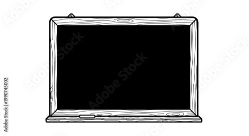 Blackboard slate education tool instrument.