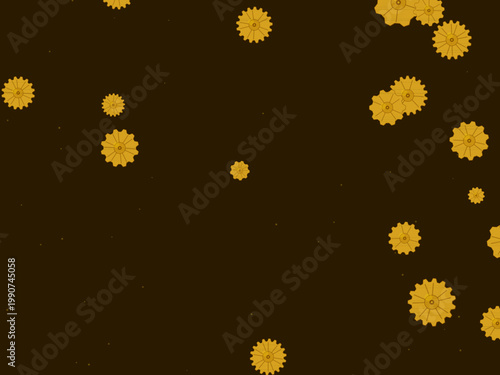 Mechanical Gear Steampunk Pattern Vintage Background