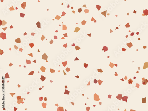 Minimalist Terrazzo Stone Chip Pattern Abstract Vector Background