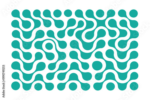 Morphing blob dot set.Connected meta circles for abstract patterns, stickers, badges, posters, and web projects.
