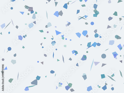 Pastel Terrazzo Texture Scattered Fragments Surface Design