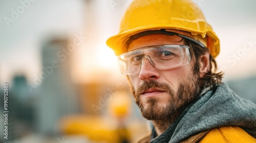 Construction worker portrait