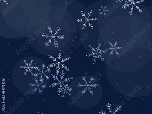 Holiday Winter Snowflake Lattice Pattern Design Backdrop