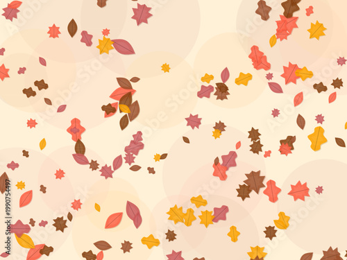 Thanksgiving Autumn Leaf Foliage Pattern Background