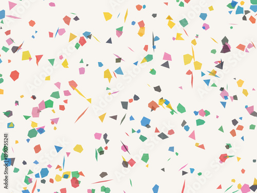 Minimalist Terrazzo Stone Chip Pattern Abstract Vector Background