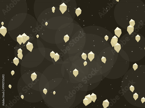 Wedding Diamond Sparkle Jewel Pattern Design