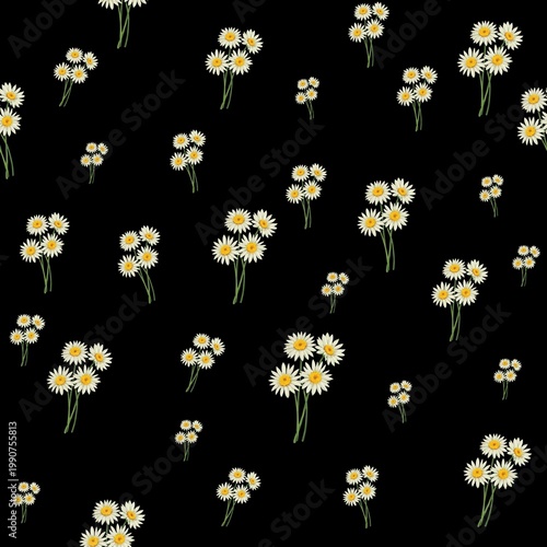 seamless pattern with flowers