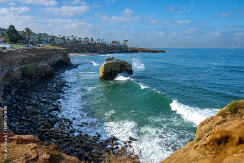 фотографія Sunset Cliffs in San Diego, California, USA
