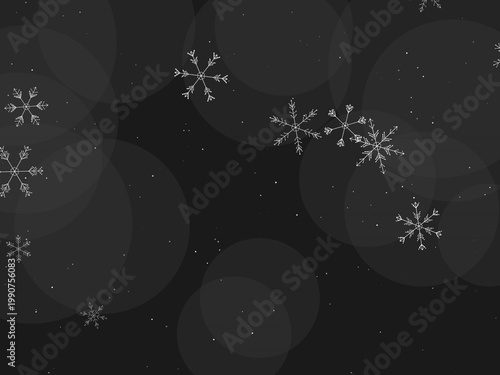 Snow Crystal Snowflake Pattern Winter Background