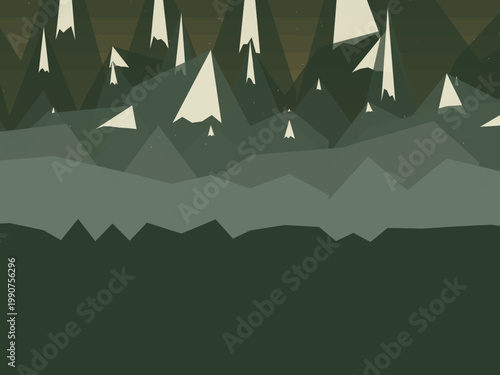 Mountain Peaks Landscape Adventure Background