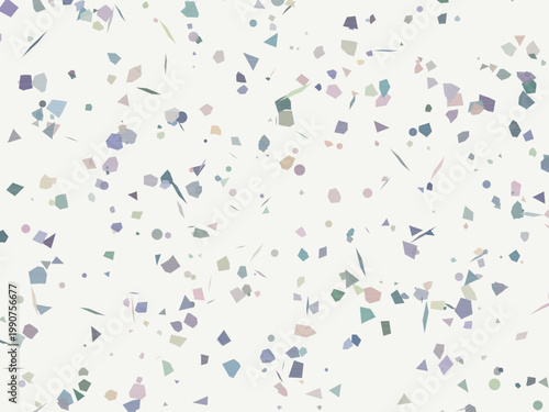 Neutral Terrazzo Marble Chips Elegant Contemporary Pattern