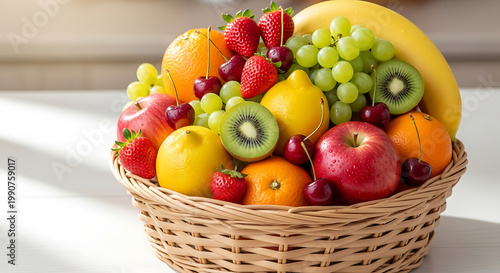Frutas gostosas, as mais belas frutas, gerado por IA