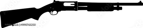 Semi automatic shotgun silhouette for tactical applications