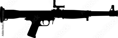 Shoulder fired anti-tank weapon silhouette