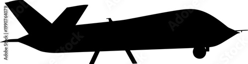 Unmanned aerial vehicle stealth drone aircraft