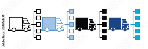 Distributor   Icon Set Multiple Style Collection