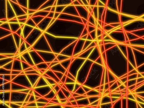 Magma Lava Crack Pattern Hot Glowing Design