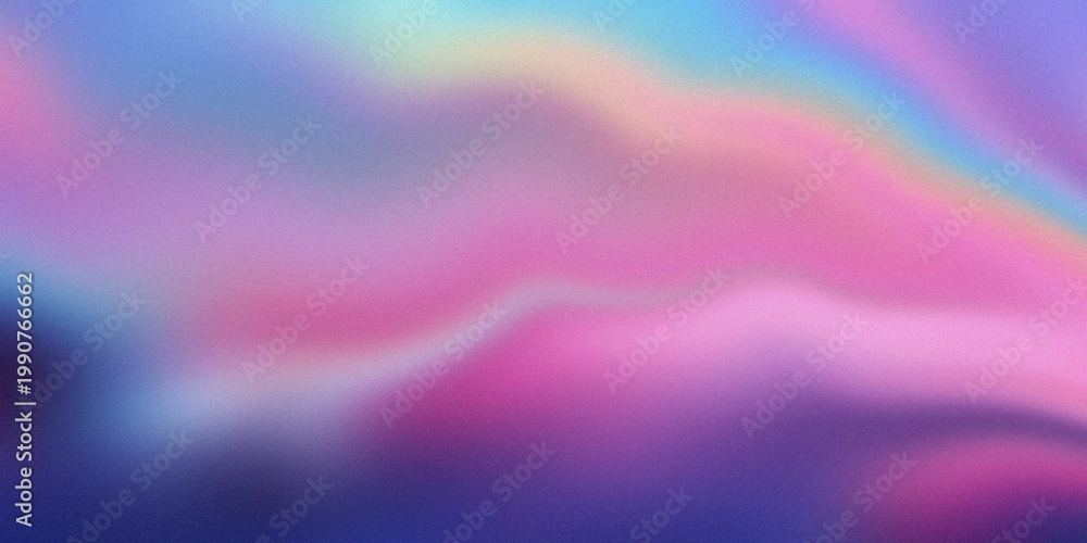 Fototapeta premium Vibrant iridescent rainbow gradient background with soft focus effect