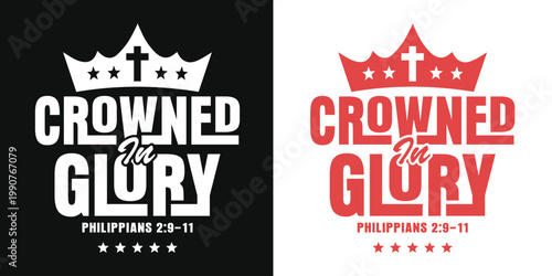 BE THE Faith Based T-Shirt Quote with Crown for Christian Apparel