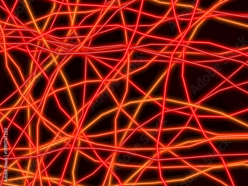 Magma Lava Crack Pattern Hot Glowing Design